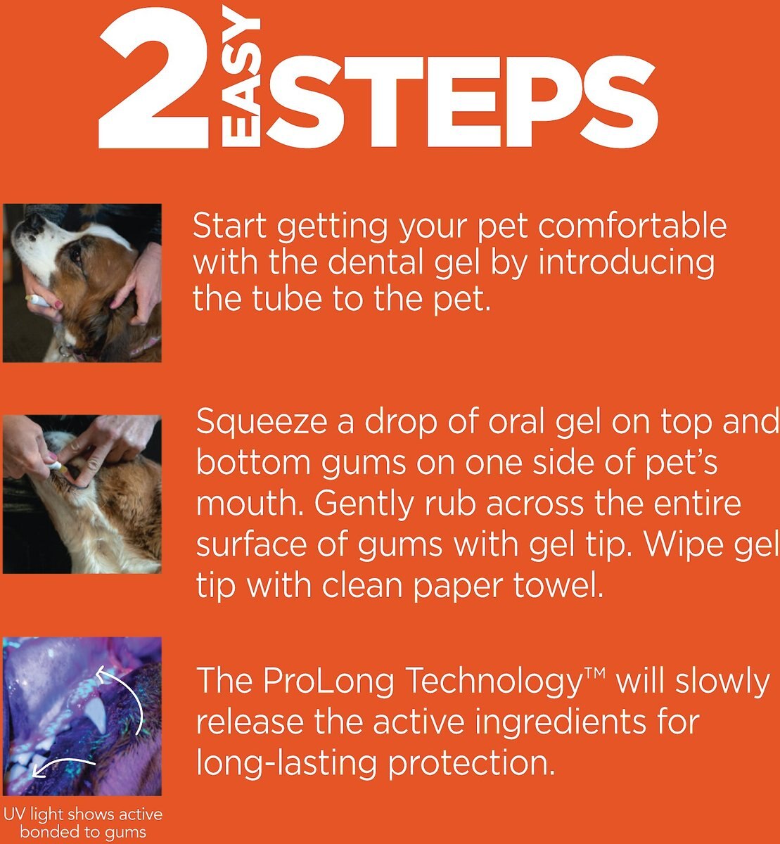 TevraPet Brush Free Dog and Cat Oral Gel