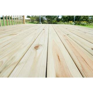 WeatherShield 54 in. x 6 in. x 16 ft. Ground Contact Pressure-Treated Premium Southern Yellow Pine Decking Board 253944