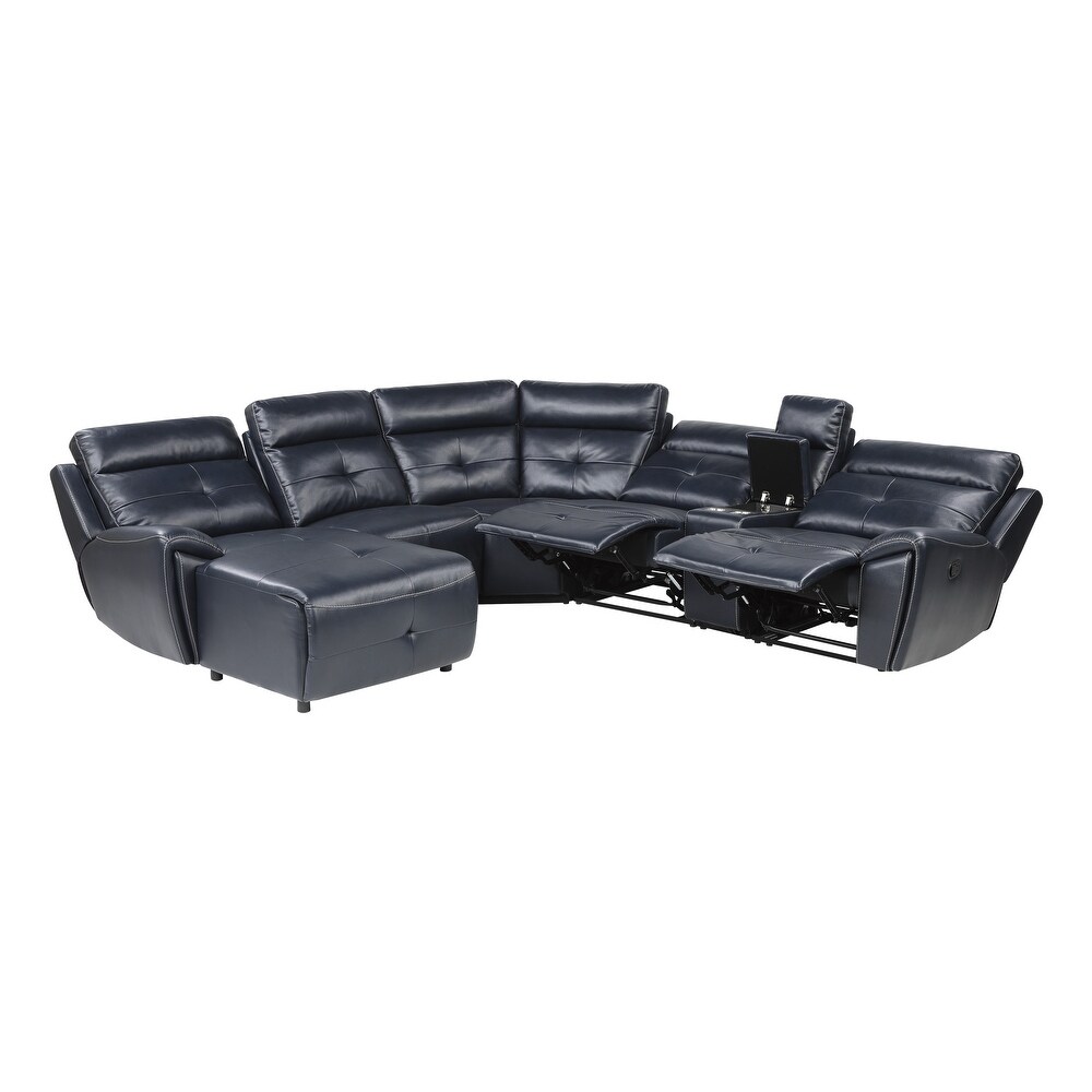 Veilleux Modular Reclining Sectional Sofa with Left Chaise