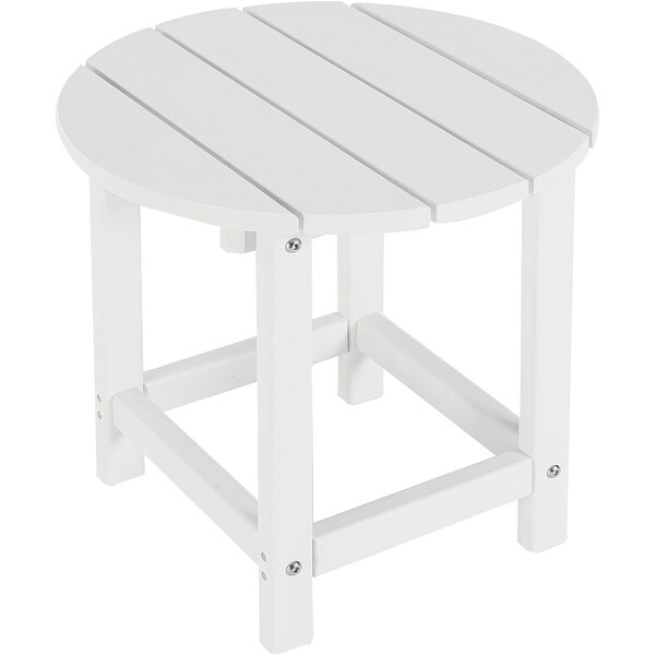 Round Adirondack Side Table End Table，Outdoor Side Tables