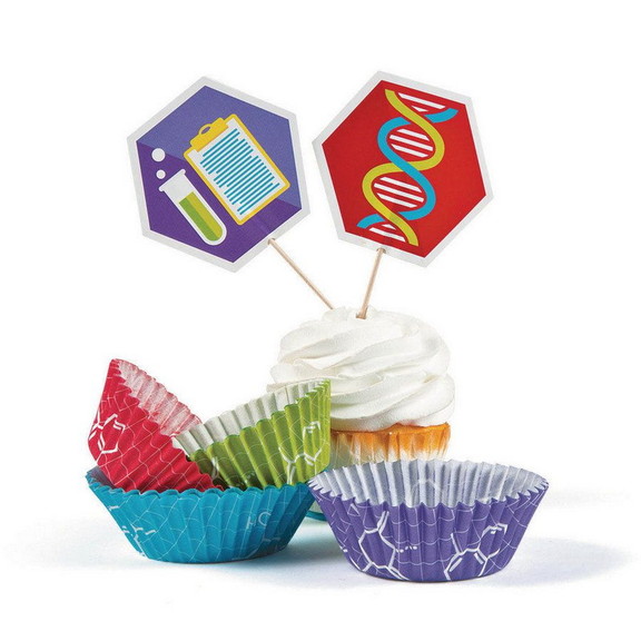 Fun Express 301238 Science Party Cupcake Wrappers ...