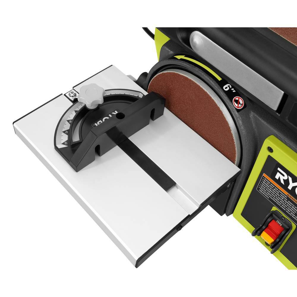 RYOBI Corded 4 in x 36 in. Belt and 6 in. Disc Sander BD4601G