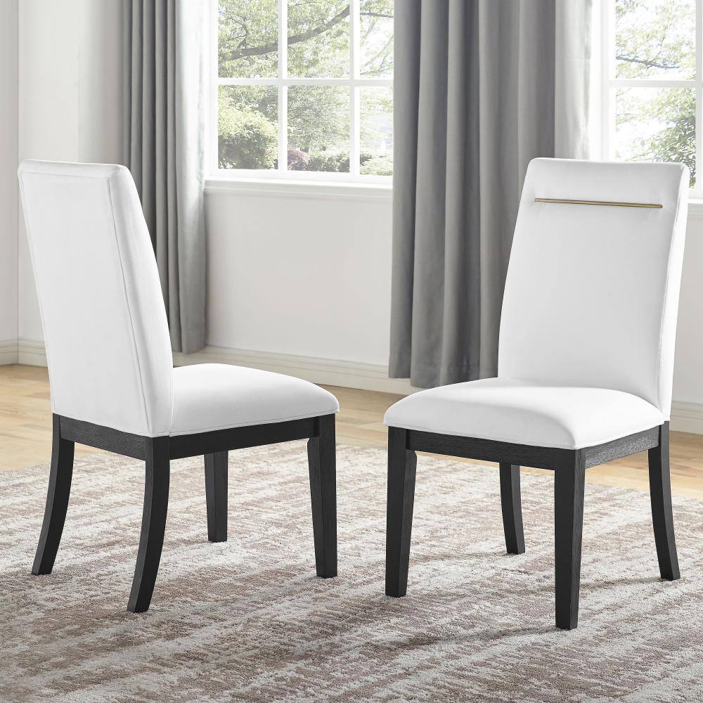 Steve Silver Yves White Dining Side Chair (Set of 2) YS500SW