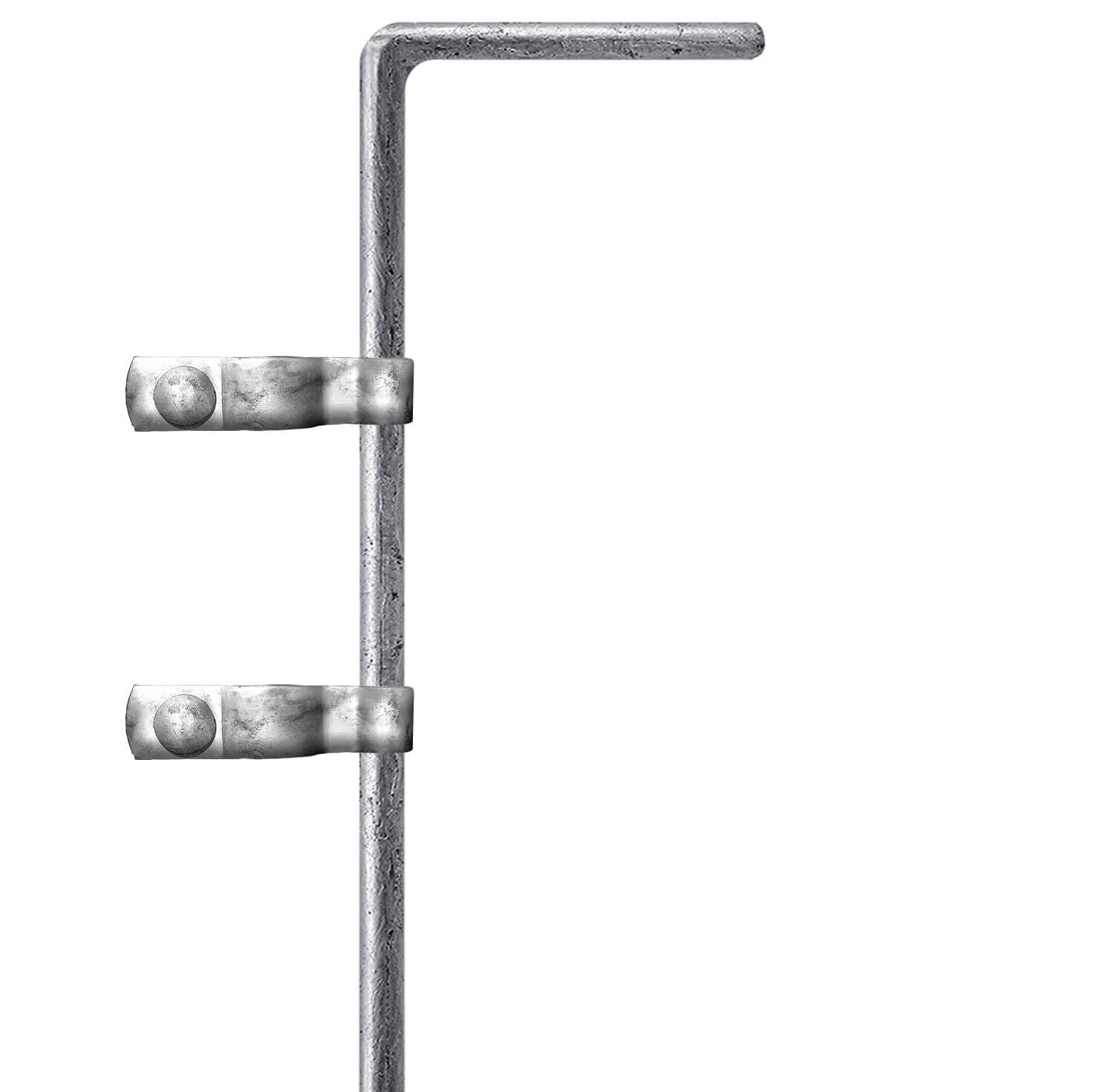 Jake Sales Brand - Chain Link Gate Cane Bolt - Single or Double Gate - 1-3/8