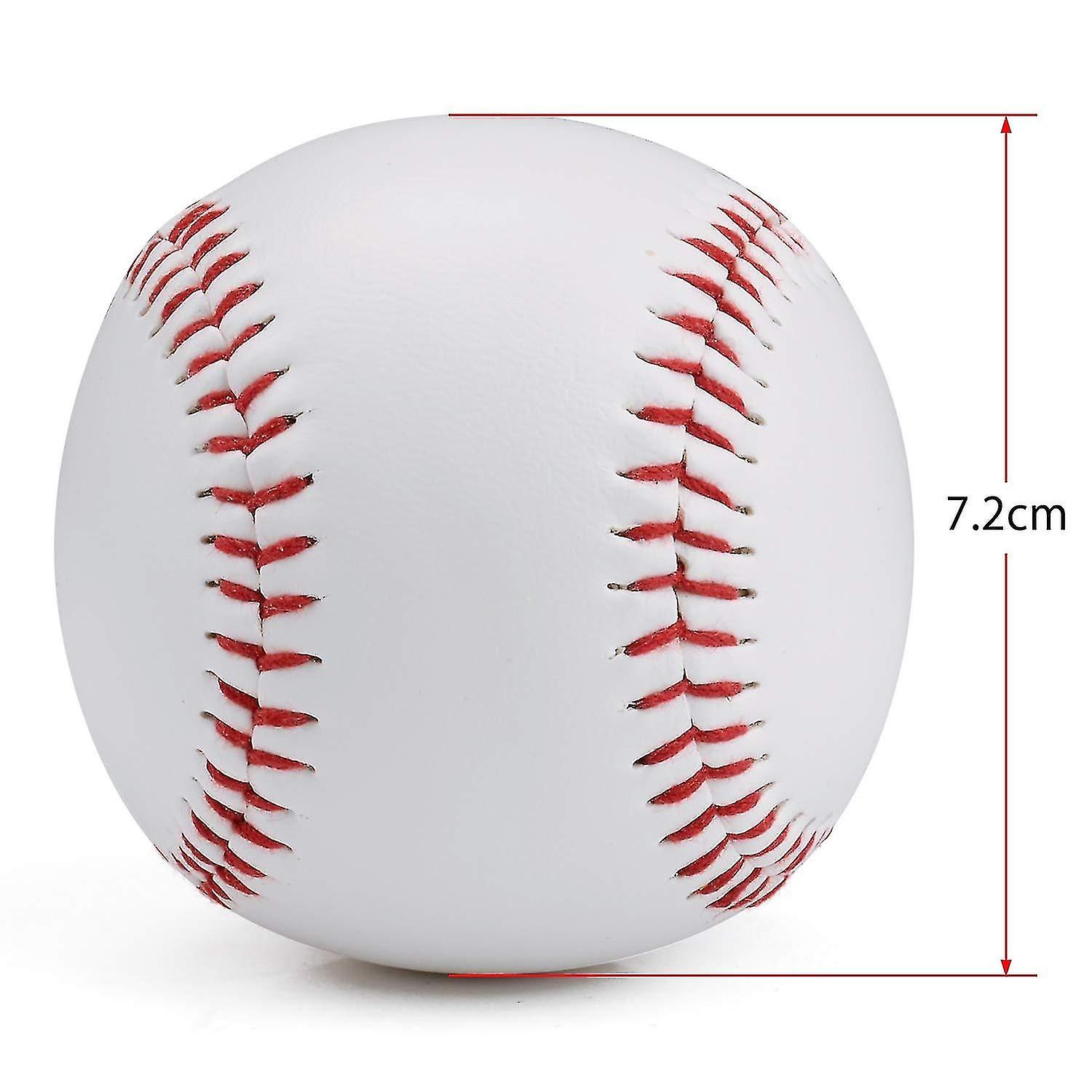 Professional Baseballs， Pvc Hand-stitched Soft Foam Baseballs For Adult Youth Training Professional