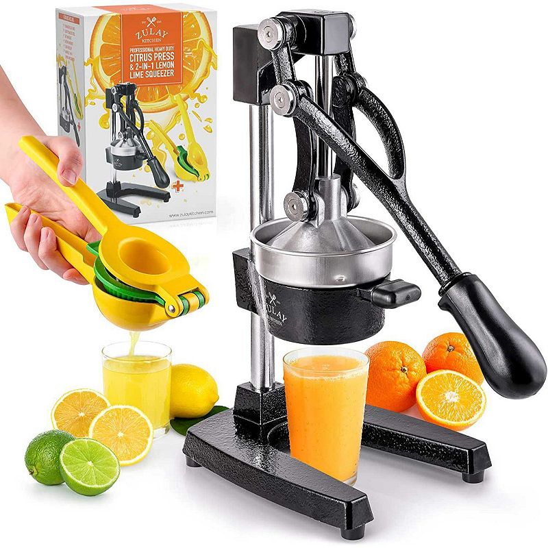 Professional Citrus Juicer + 2 in 1 Lemon Squeezer