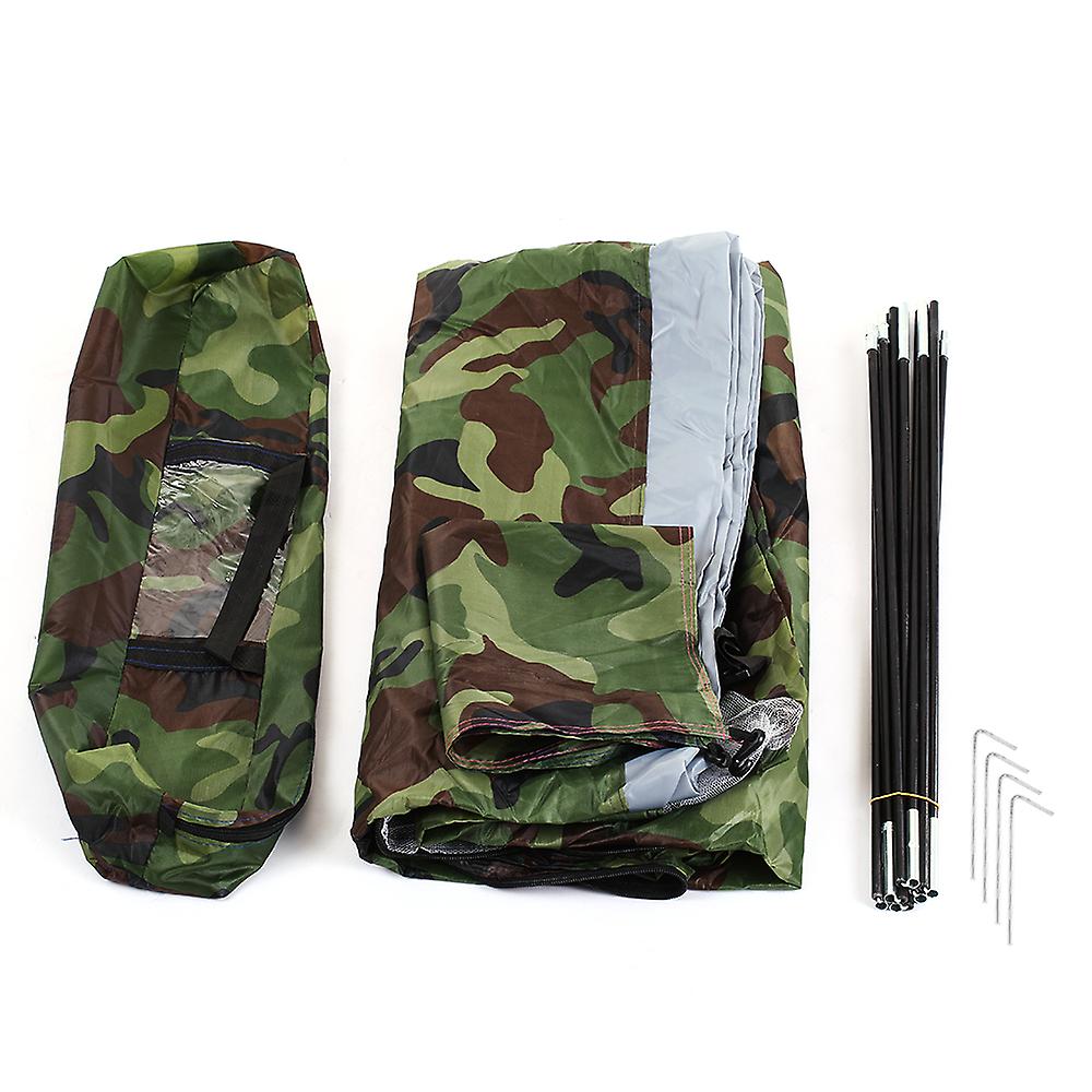 Tomshoo Camping Tent For 2 Person Single Layer Outdoor Portable Camouflage