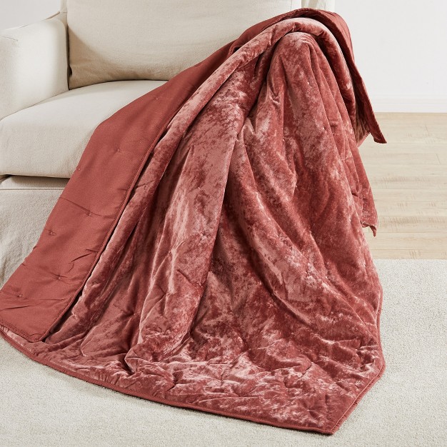 Bh Abruzzi Plum Quilted Throw Levtex Home