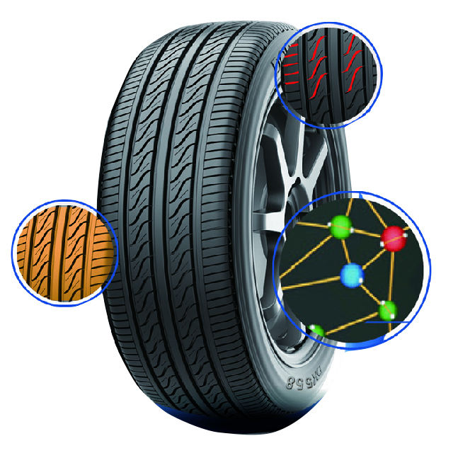 Doubleking new pattern DK558 wheels tires   accessories hot sale 195/50R15 passenger car tires