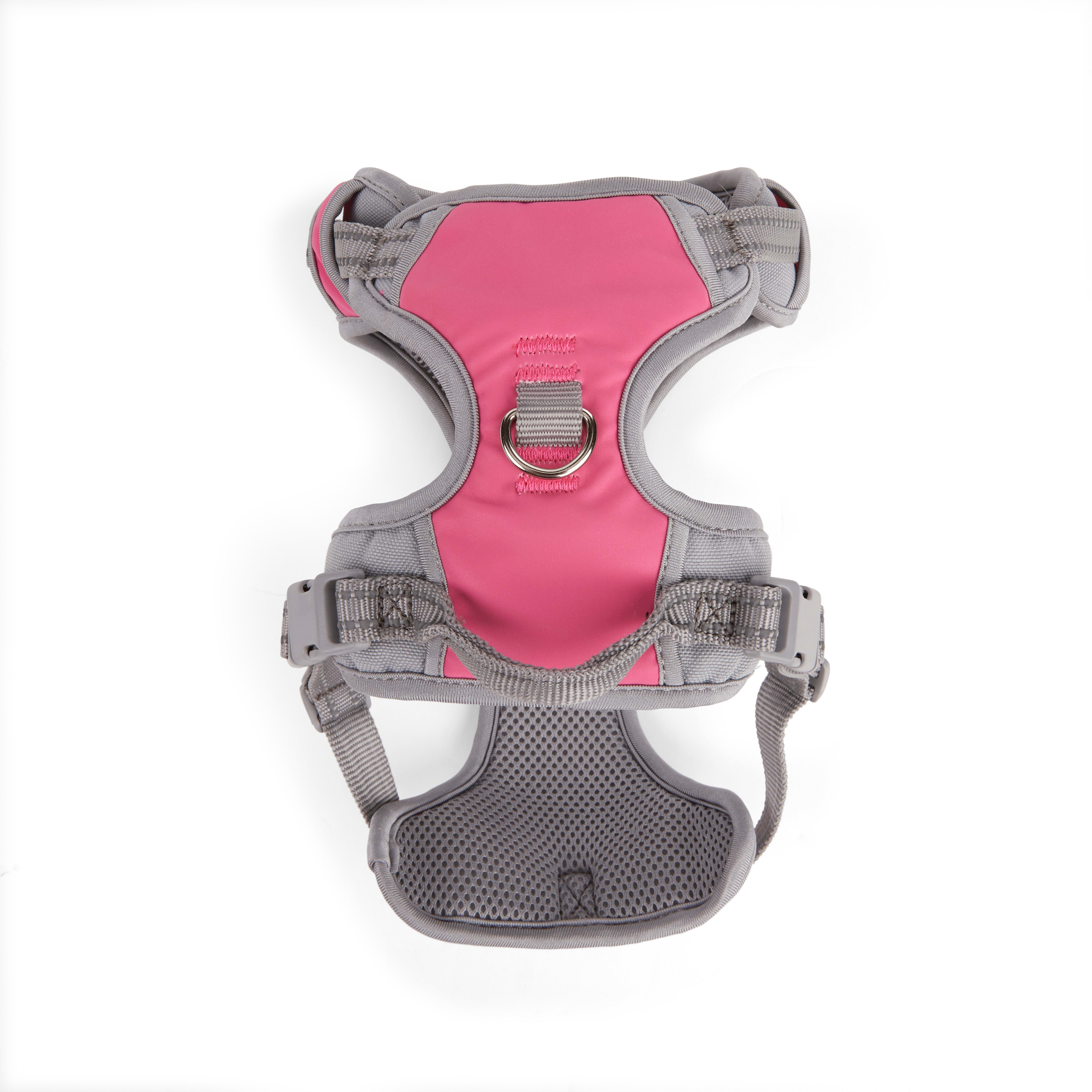 EveryYay Embrace the Pace Pink Reflective Dog Harness， X-Small