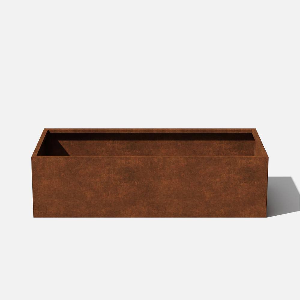 Veradek 2 ft. x 4 ft. Metal Corten Steel Garden Bed GBVRECS