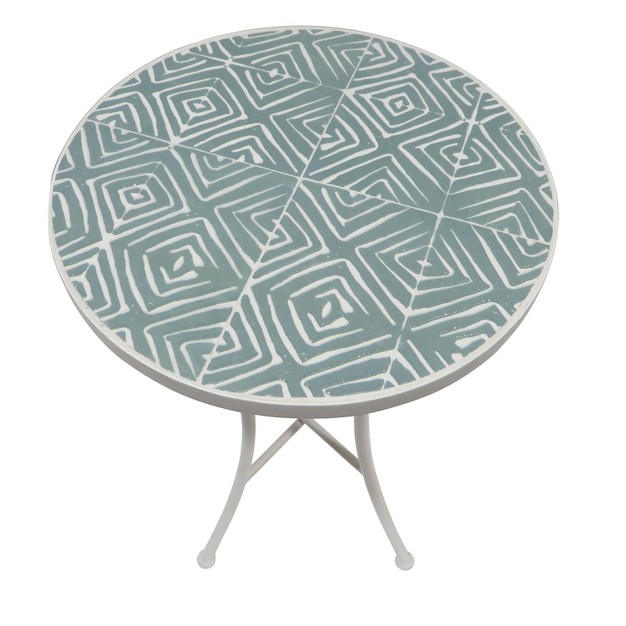 Saint Birch Mosaic Accent Table Multi Color