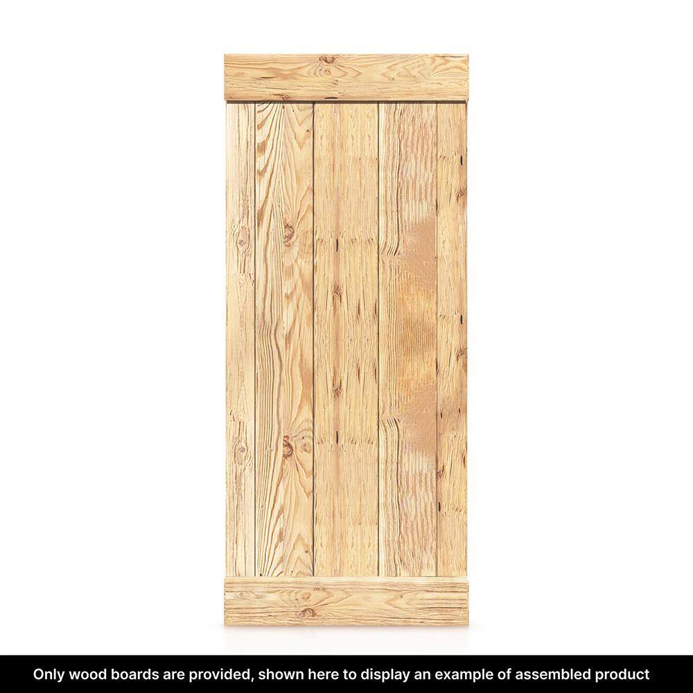 CALHOME 34 in. x 8 in. x 7 ft. Wire Brushed Knotty Pine Tongue and Groove Siding Board (10-Pieces) 84X8-WB-PLK-TG(10)