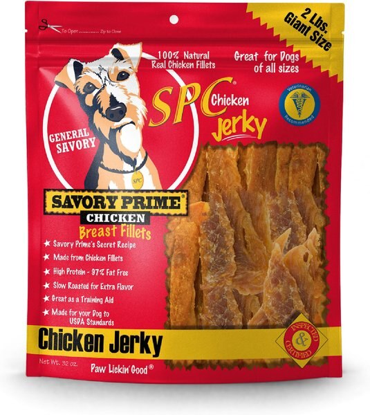 Savory Prime Chicken Jerky Dog Treats