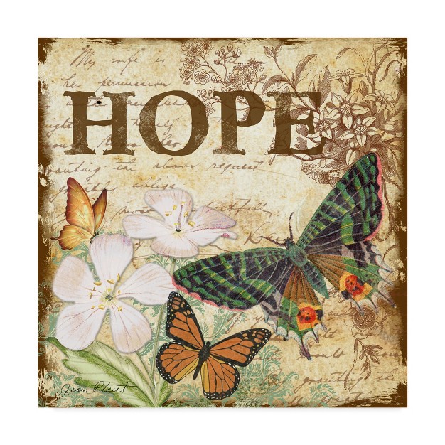 Trademark Fine Art jean Plout x27 inspirational Butterflies Hope x27 Canvas Art