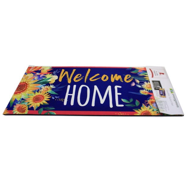 Home amp Garden Welcome Home Sassafras Mat One Mat Insert 25 Inches Switch St Jude Supporter 437571 Rubber Blue