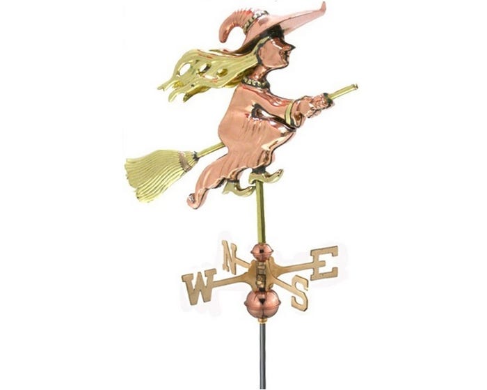 Good Directions Witch Roof Mount Weathervane 8849PR