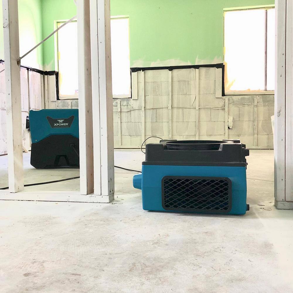 XPOWER Professional 3 Stage Filtration HEPA System Scrubber with Hour Meter Air Purifier X-4700AM