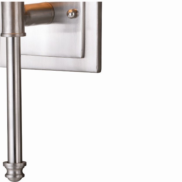 Vaxcel Ritz 1 Light Vanity Satin Nickel