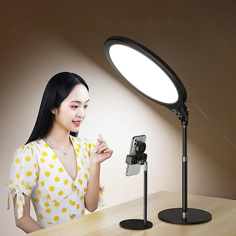 10inch Professional Live Fill Light Selfie Led Ring Light With Desktop Stand For Makeup Live Streaming Dimmable Fill Light