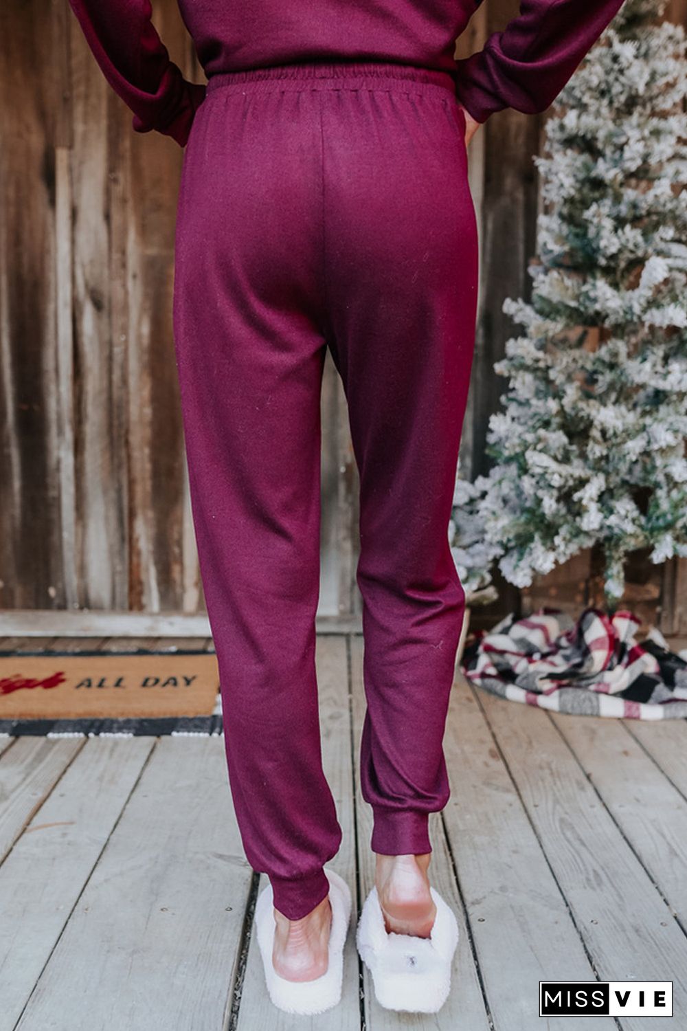 Long Sleeve Pullover and Jogger Pants Lounge Set