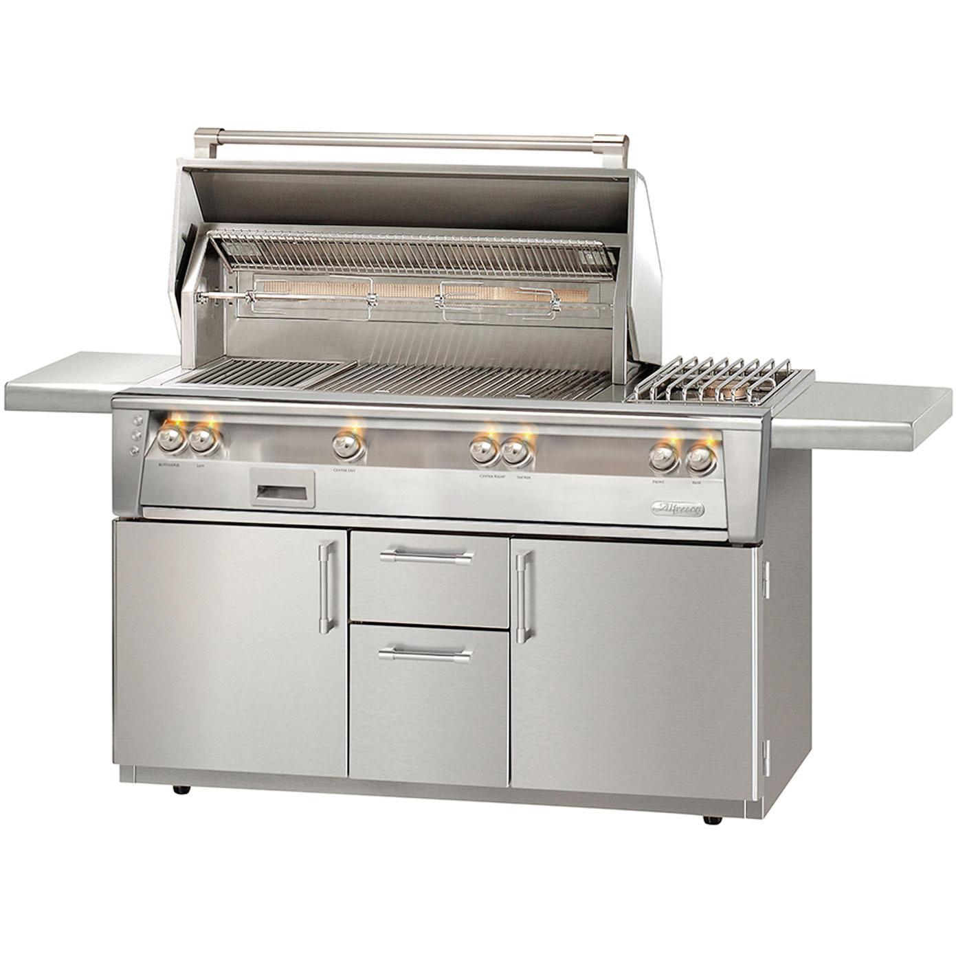 Alfresco 56 Portable Outdoor Grill On a Cart ALXE-56