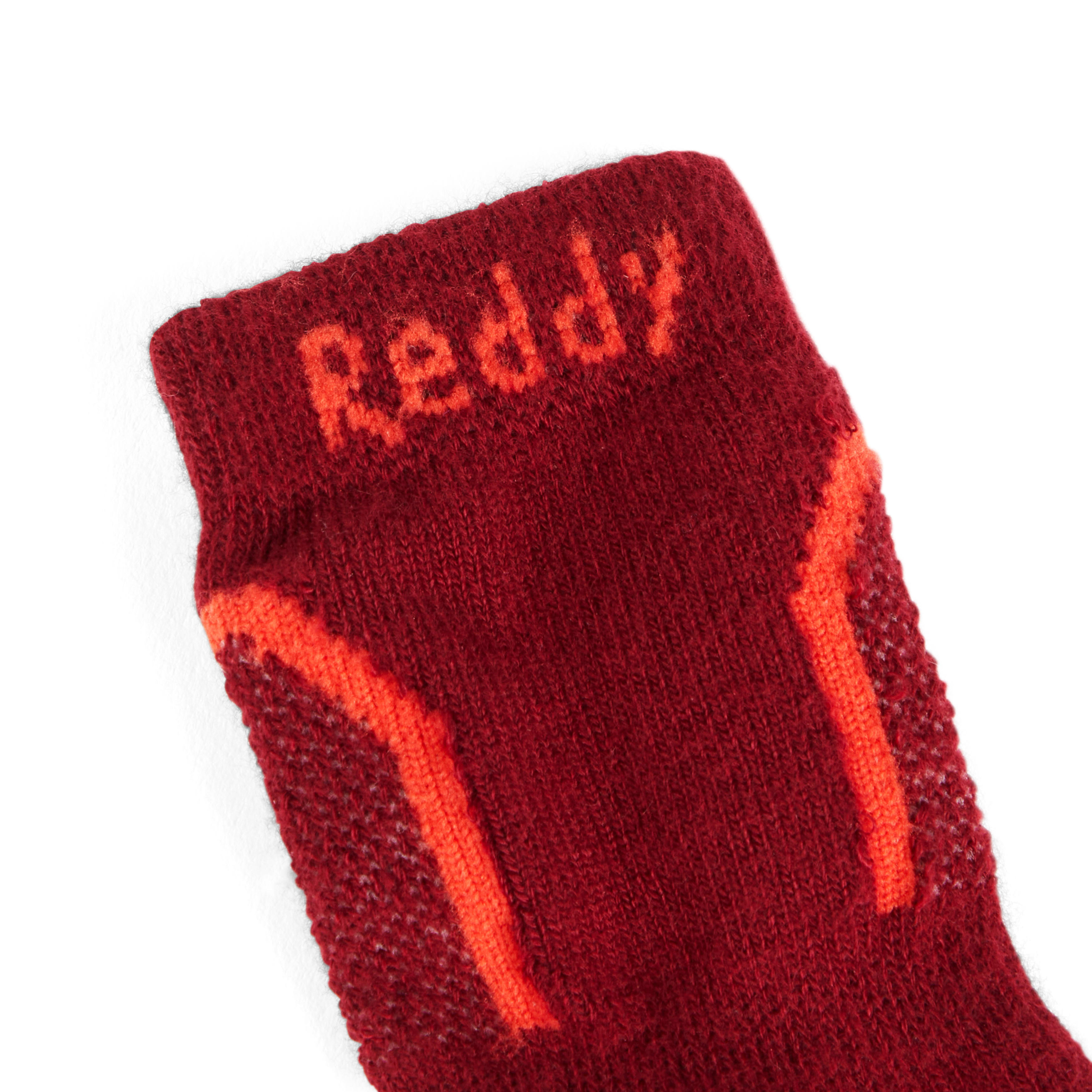 REDDY Burgundy Seamless Boot Sock for Dogs， X-Small/Small