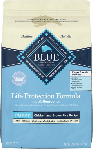 Blue Buffalo Life Protection Formula Puppy Chicken and Brown Rice Recipe Dry Dog Food