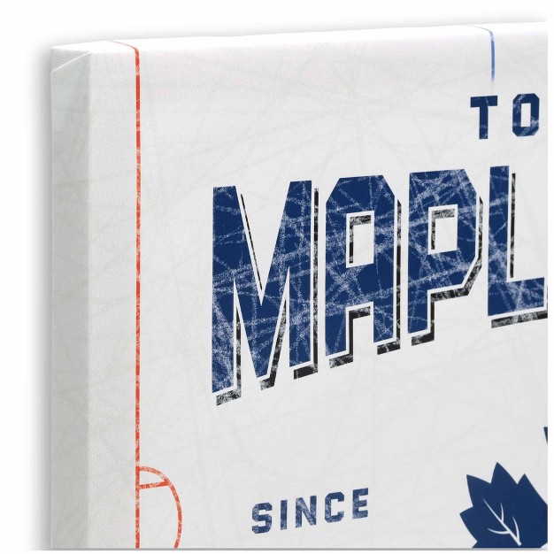 Nhl Toronto Maple Leafs Rink Canvas