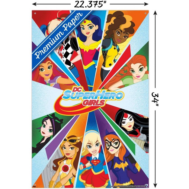 Trends International Dc Comics Tv Dc Superhero Girls Collage Unframed Wall Poster Prints