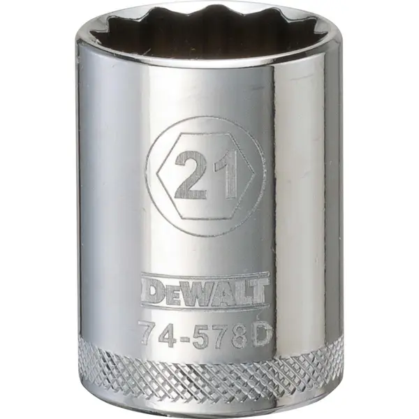 DEWALT 12 Point 1/2 Drive Socket 12 MM