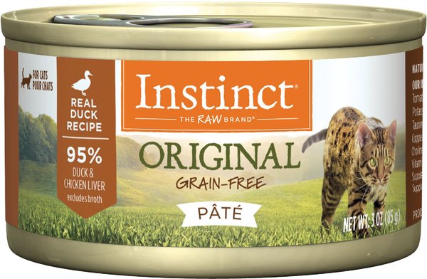 Instinct Original Grain-Free Pate Real Duck Recipe Wet Canned Cat Food