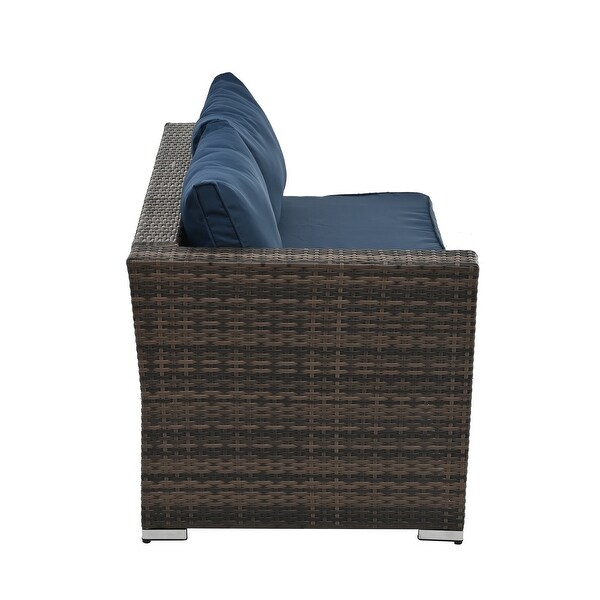 Patio Furniture，Outdoor Furniture，Seasonal PE Wicker Furniture，4 Set Wicker Furniture