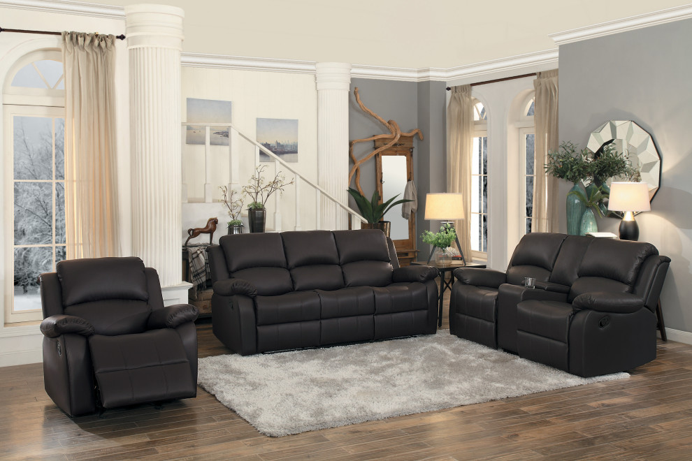 Dresden Reclining Sofa Collection   Contemporary   Recliner Chairs   by Lexicon Home  Houzz