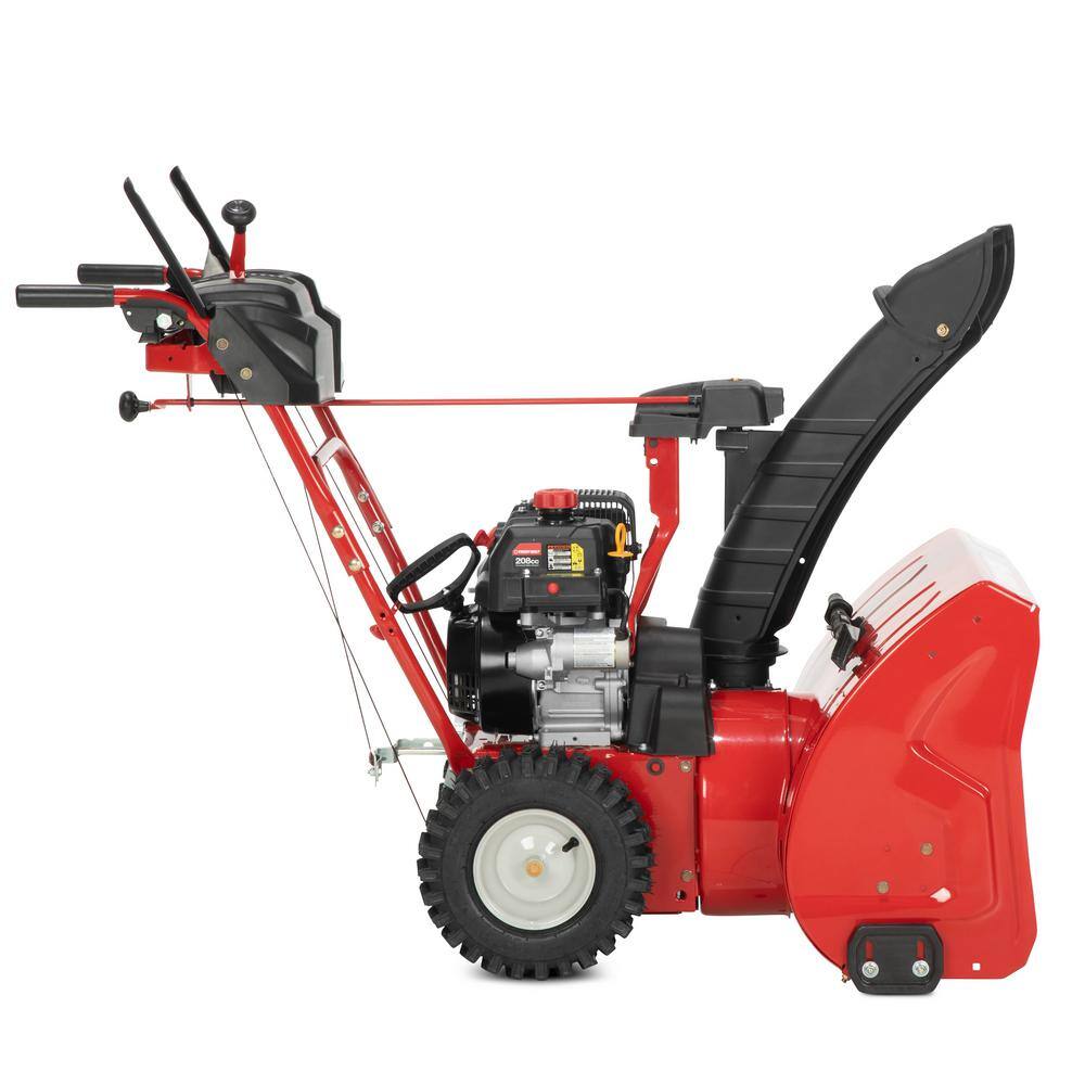 Troy-Bilt Storm 24 in. 208 cc Two- Stage Gas Snow Blower with Electric Start Self Propelled Storm 2420