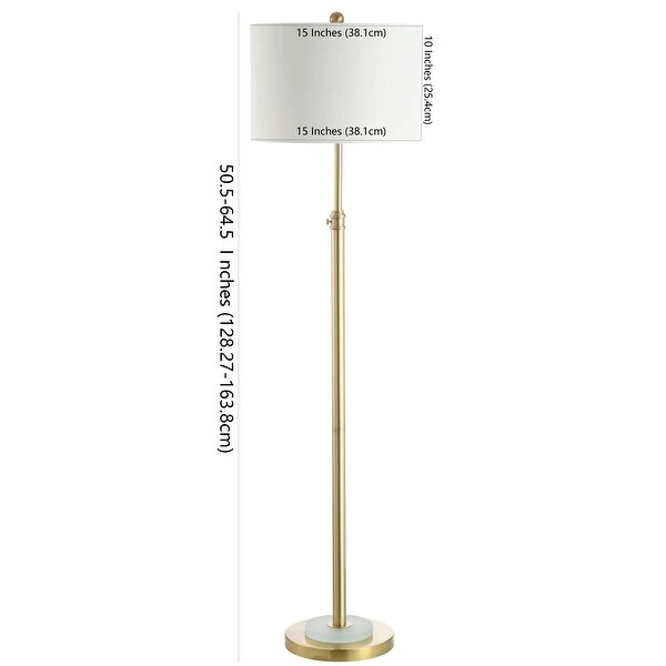 SAFAVIEH Lighting 50-64-inch Adjustable Pierson LED Floor Lamp