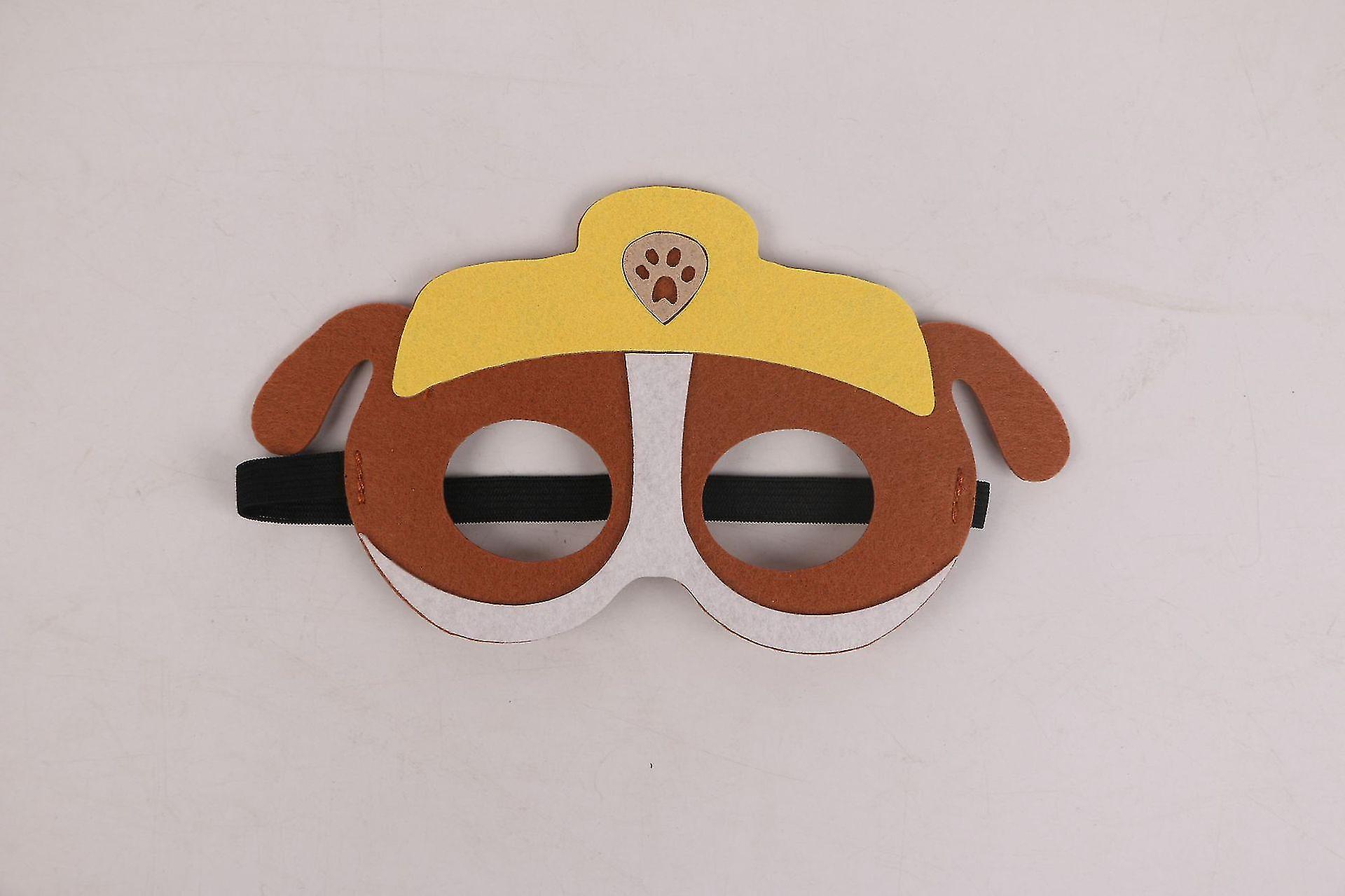 [felt Mask] Halloween Children's Bark Team Xiaoshuo Felt Mask Wholesale Cartoon Animation Non-woven Felt Blindfold Mask