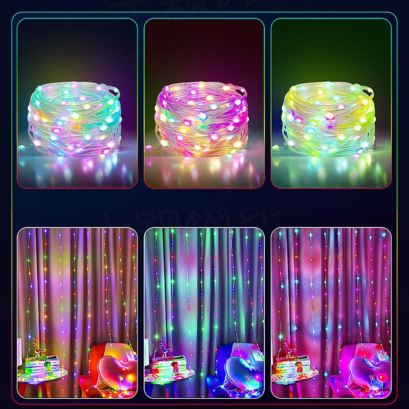 200led Outdoor String Lights， 25m/8modes，waterproof Pvc