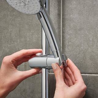 GROHE Vitalio 5-spray 7 in. Dual Shower Head and Handheld Shower Head in Chrome 26520000