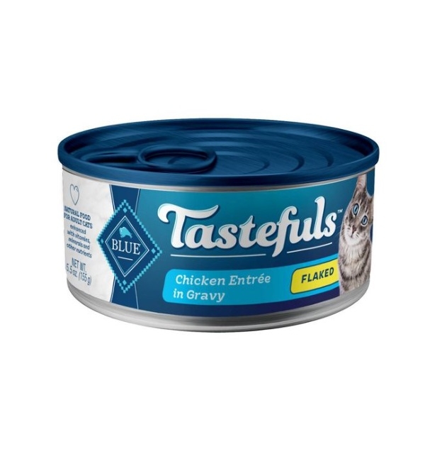 Blue Buffalo Tastefuls Adult Cat Chicken Entree in Gravy Flaked Wet Cat Food - 5.5oz