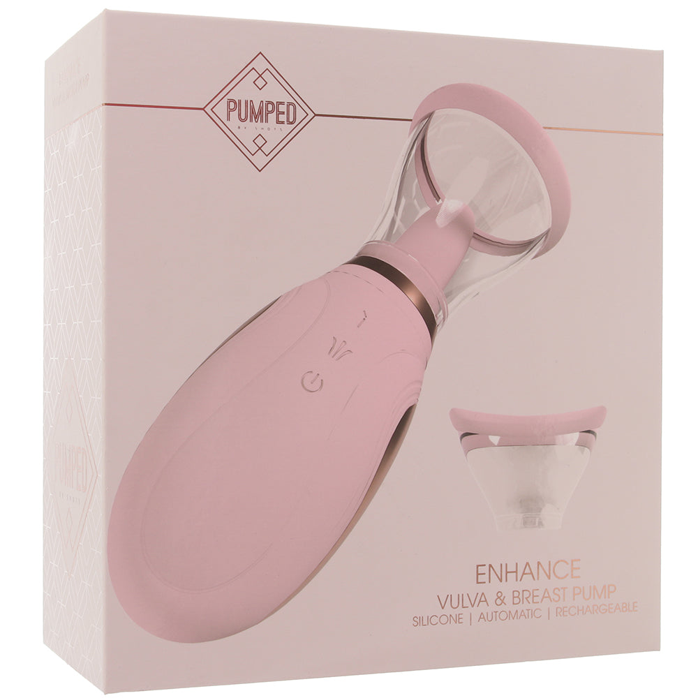 Pumped Enhance Vulva & Breast Pump in Pink