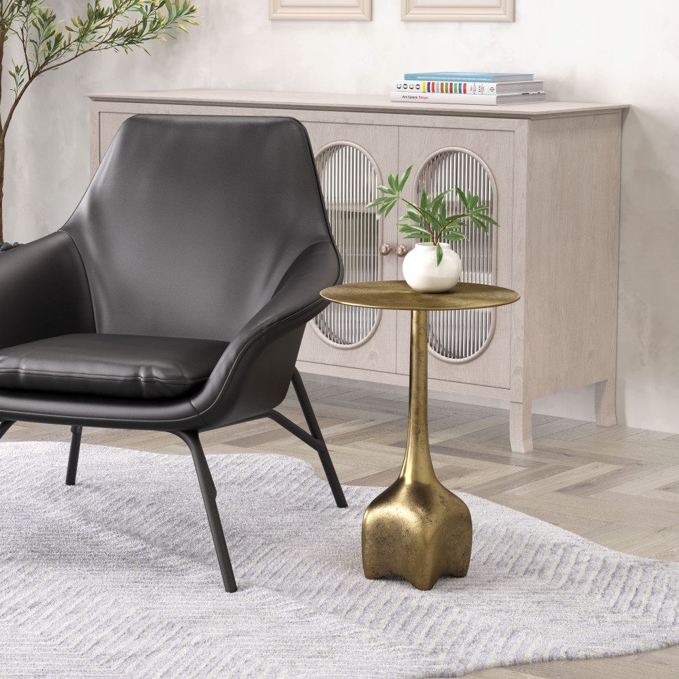 Lexi Side Table Antique Brass   Contemporary   Side Tables And End Tables   by Zuo Modern Contemporary  Houzz