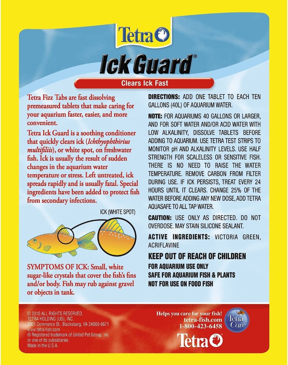 Tetra Ick Guard Fast Remedy Ick Treatment