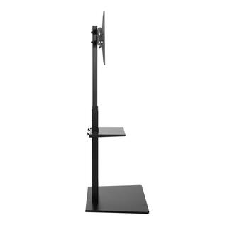 ProMounts Adjustable Universal Ultra Slim TV Floor Stand Tilt Mount for 37-70 in. TVs up to 88lbs Ready to Install Hassle Free ATMSS6401