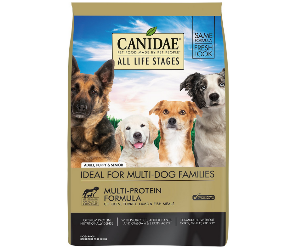 Canidae - All Life Stages， All Dog Breeds Multi-Protein Chicken， Turke