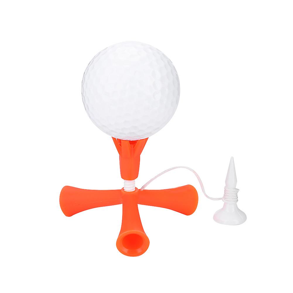 1 Pc Tripod Height Adjustable Golf Tees Training Sports Accessory Parts(orange)