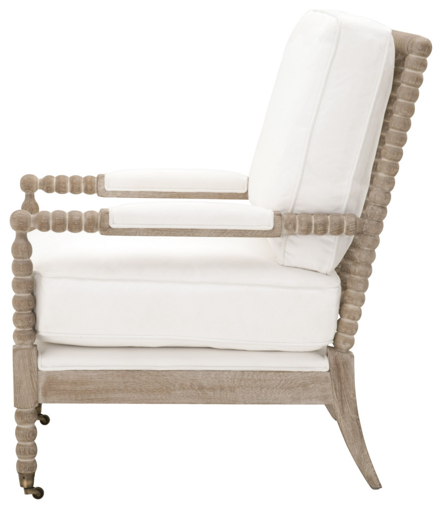 Rouleau Club Chair   Traditional   Armchairs And Accent Chairs   by HedgeApple  Houzz