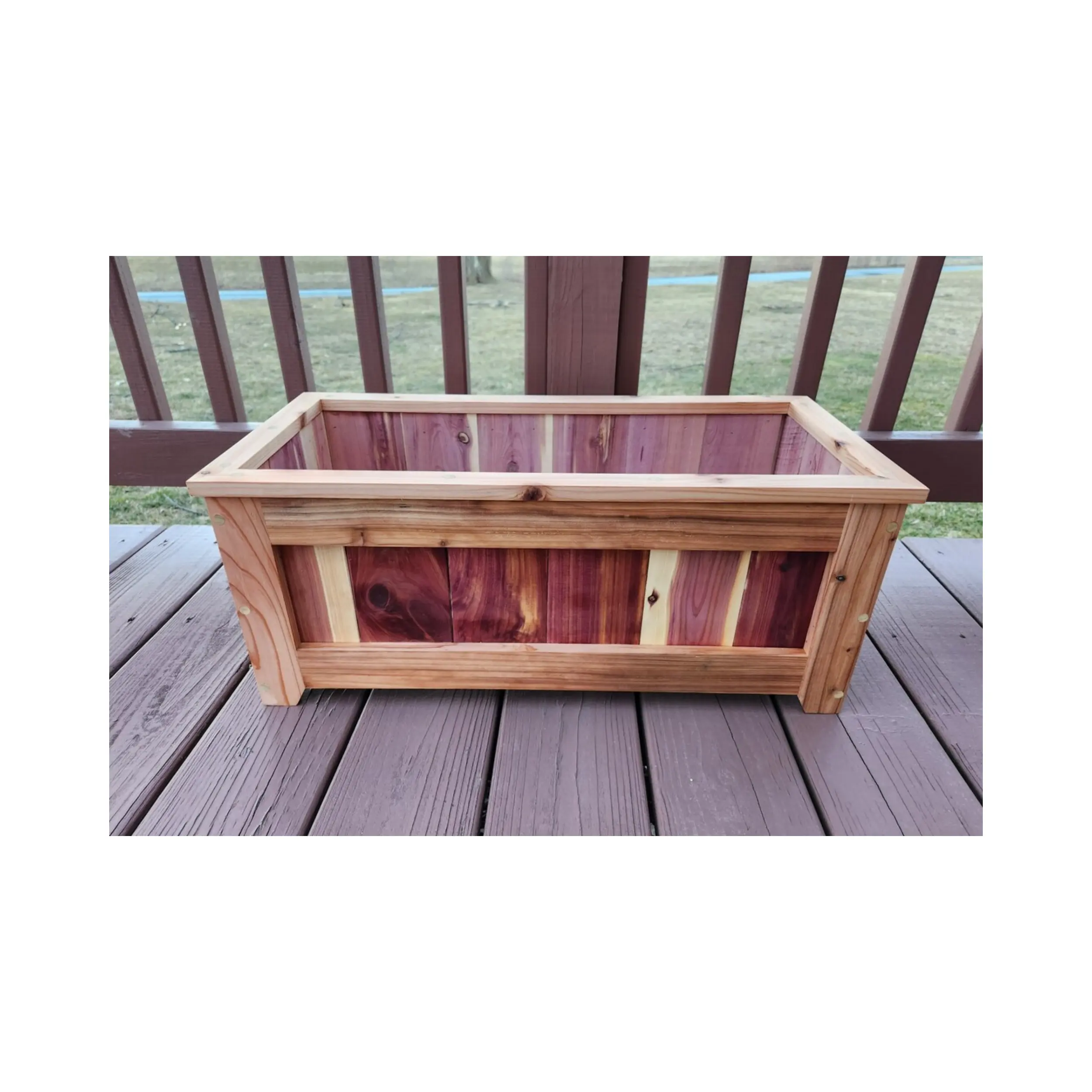 Wooden Raised Gardening Bed Cedar Planter Small Square Wholesale Solid Wood Wooden Planters Boxes For Plants