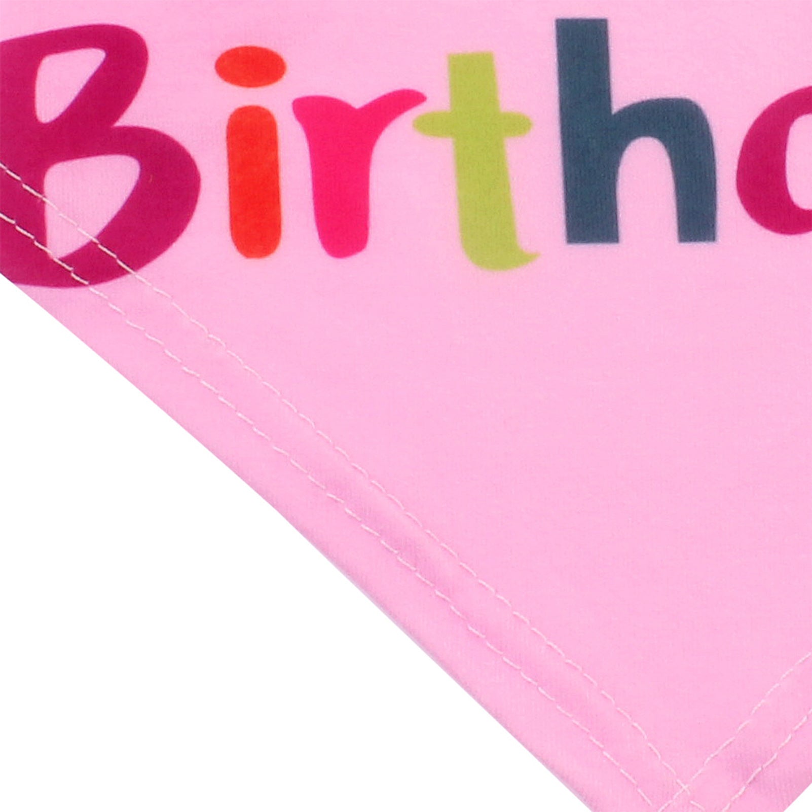 CHBORLESS 2 Pieces Dog Birthday Hat Triangle Slobber Towel Pet Party Bandana Scarf (Pink)