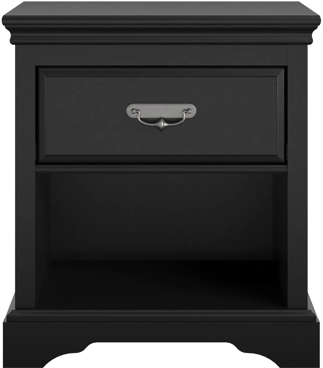 Bristol Traditional Black Nightstand